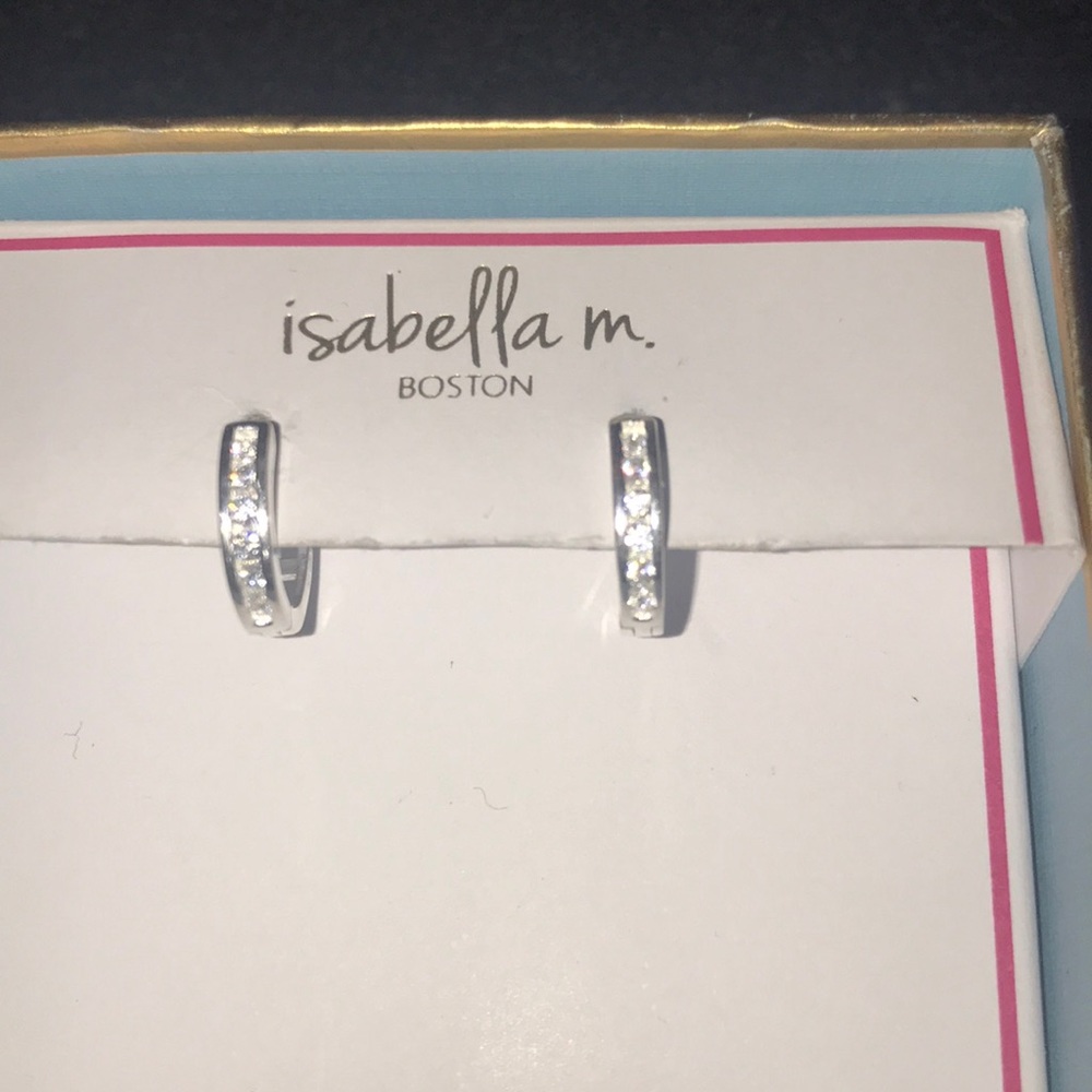 Sterling silver small hoop earrings